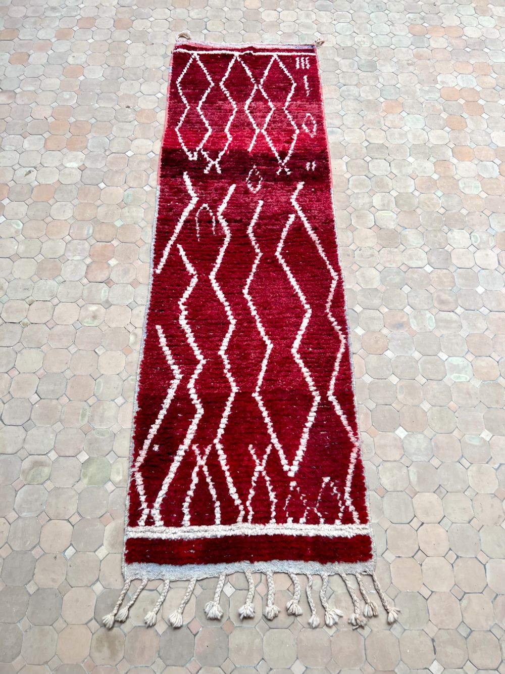 Moroccan Boujaad Runner 260x70cm