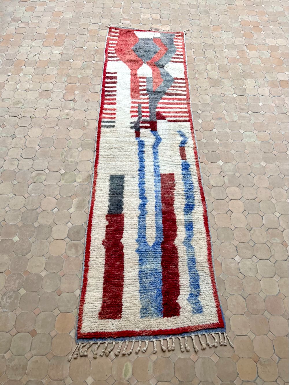 Moroccan Boujaad Runner 265x70cm