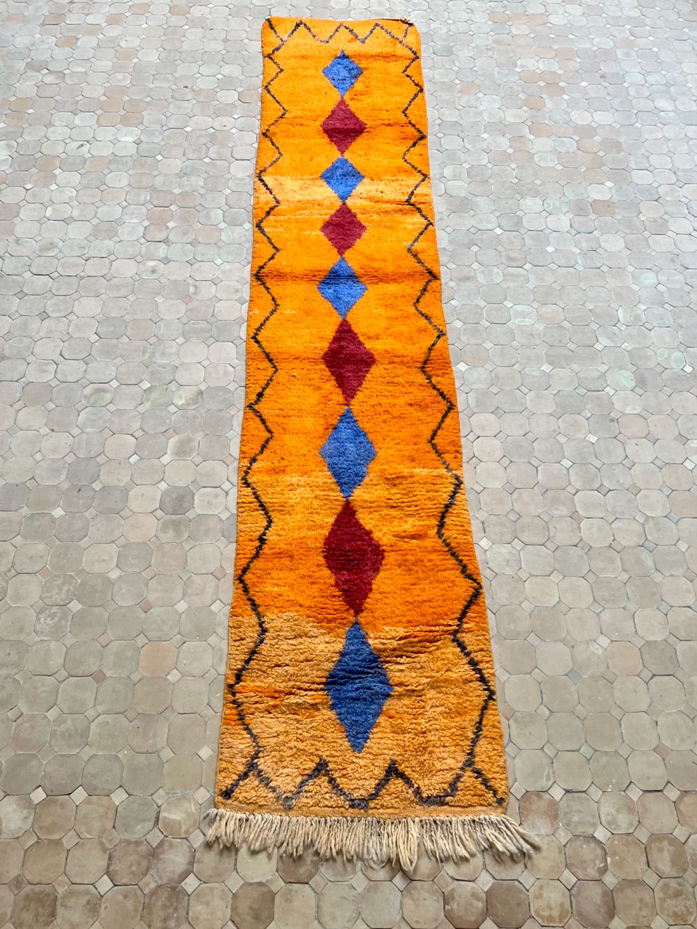 Moroccan Boujaad Runner 350x70cm