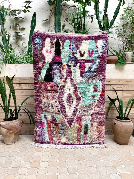 Marokkolainen Boujaad matto 150x100cm