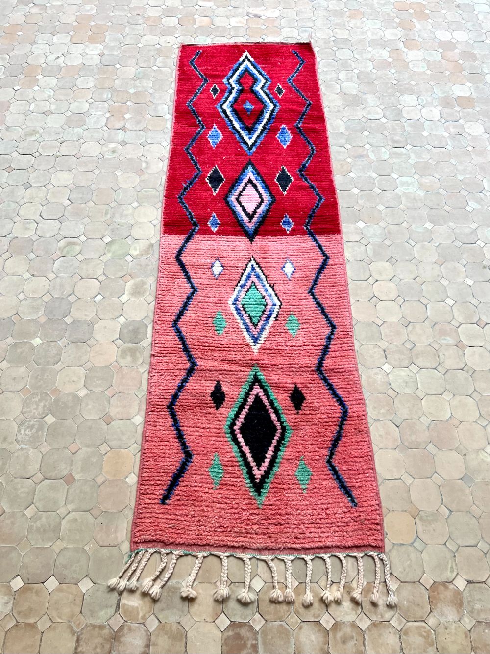 Moroccan Boujaad Runner 260x75cm