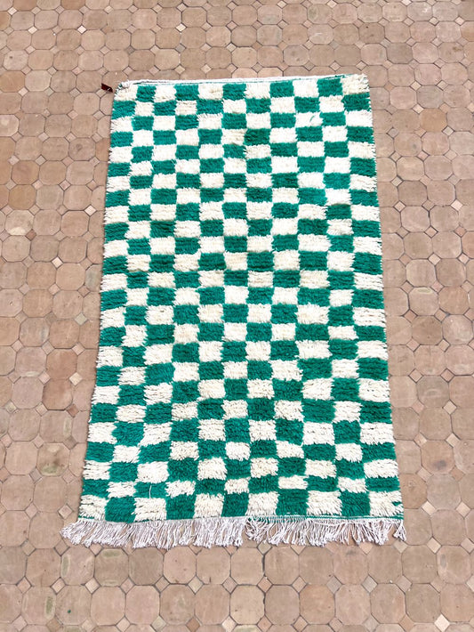 Marokkolainen ruudullinen matto 155x95cm