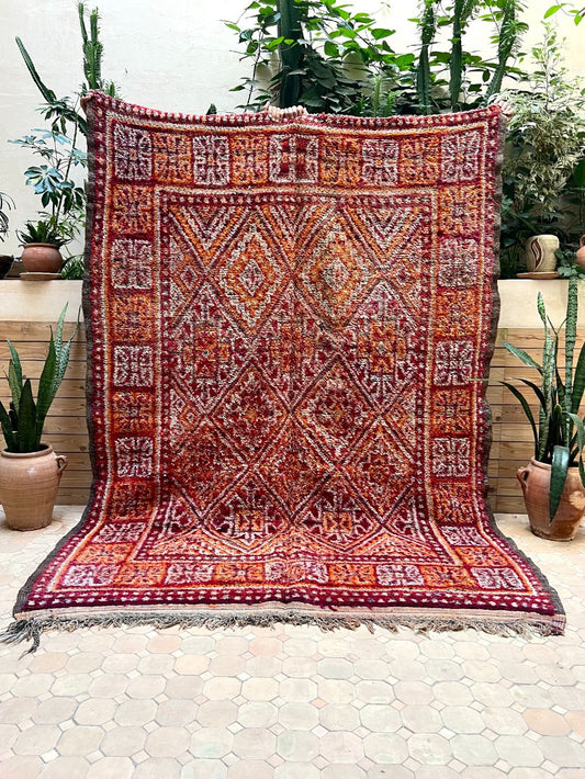 Marokkolainen vintage Zayane matto 255x185cm