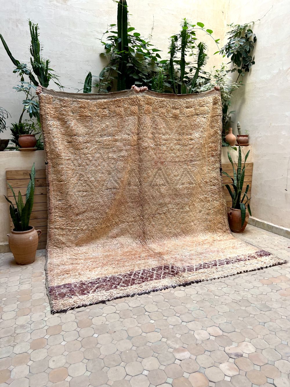 Marokkolainen vintage Zayane matto 270x220cm