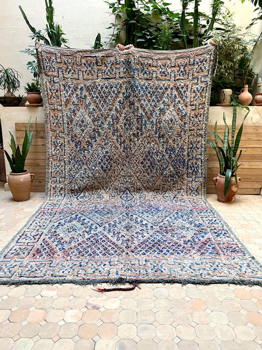 Marokkolainen vintage Zayane matto 340x195cm