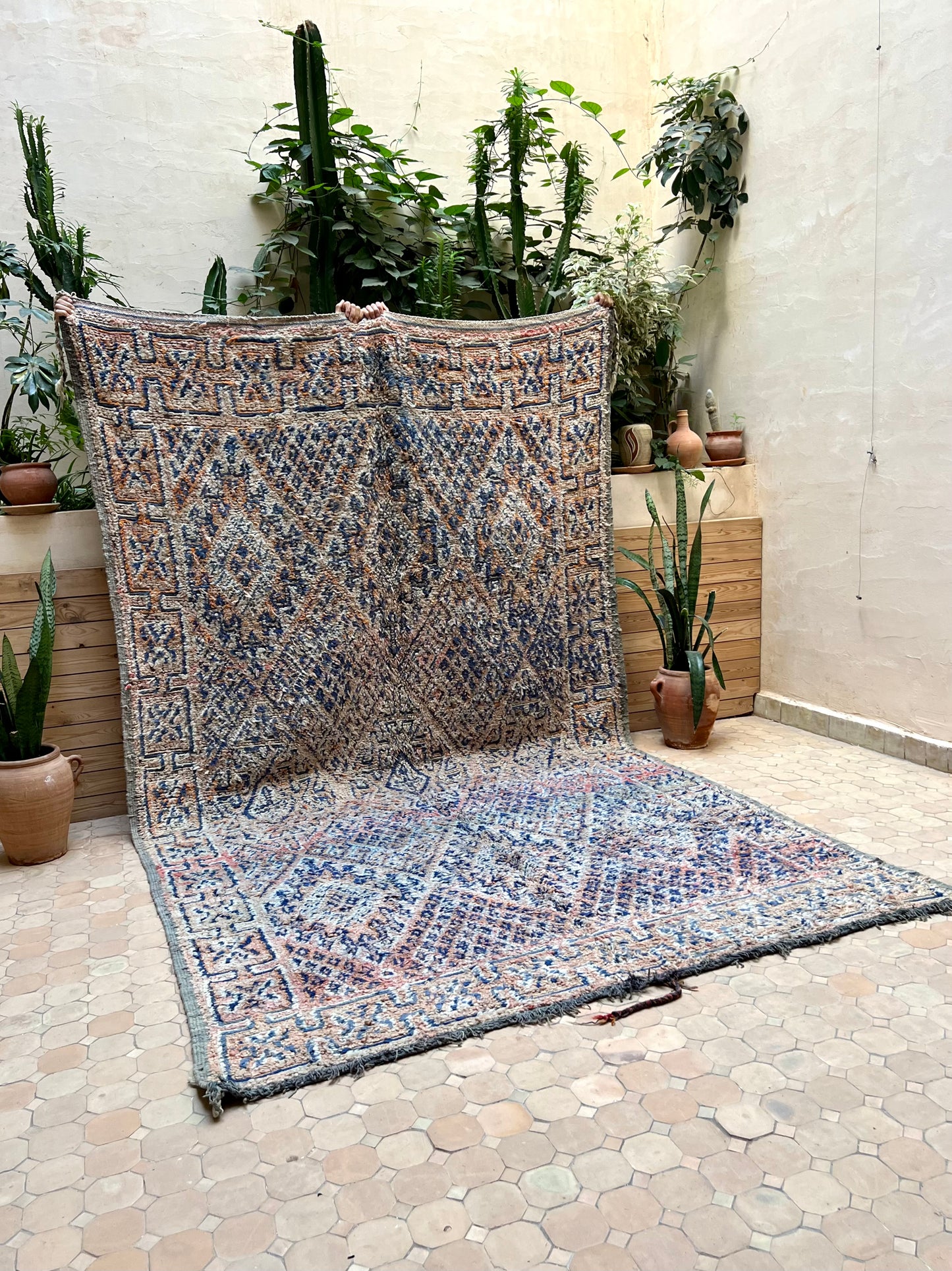 Marokkolainen vintage Zayane matto 340x195cm