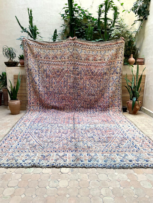 Marokkolainen vintage Zayane matto 375x230cm