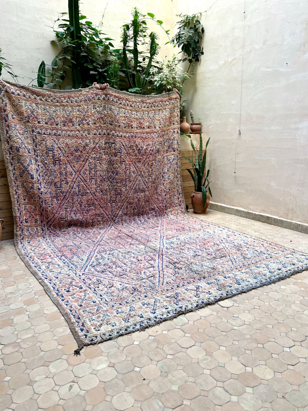 Marokkolainen vintage Zayane matto 375x230cm