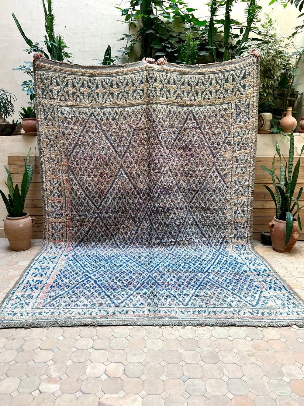 Marokkolainen vintage Zayane matto 300x210cm