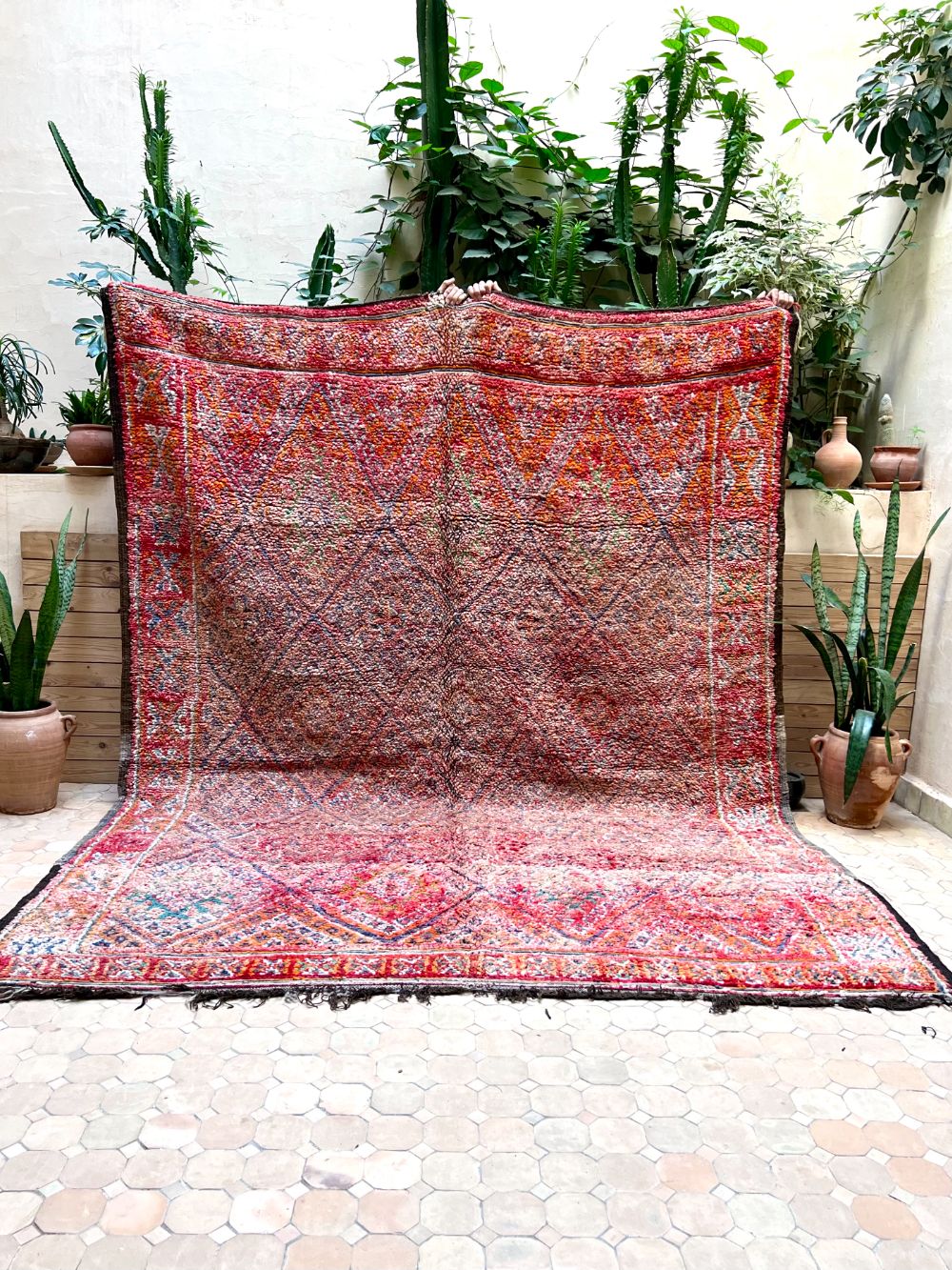 Marokkolainen vintage Zayane matto 295x230cm