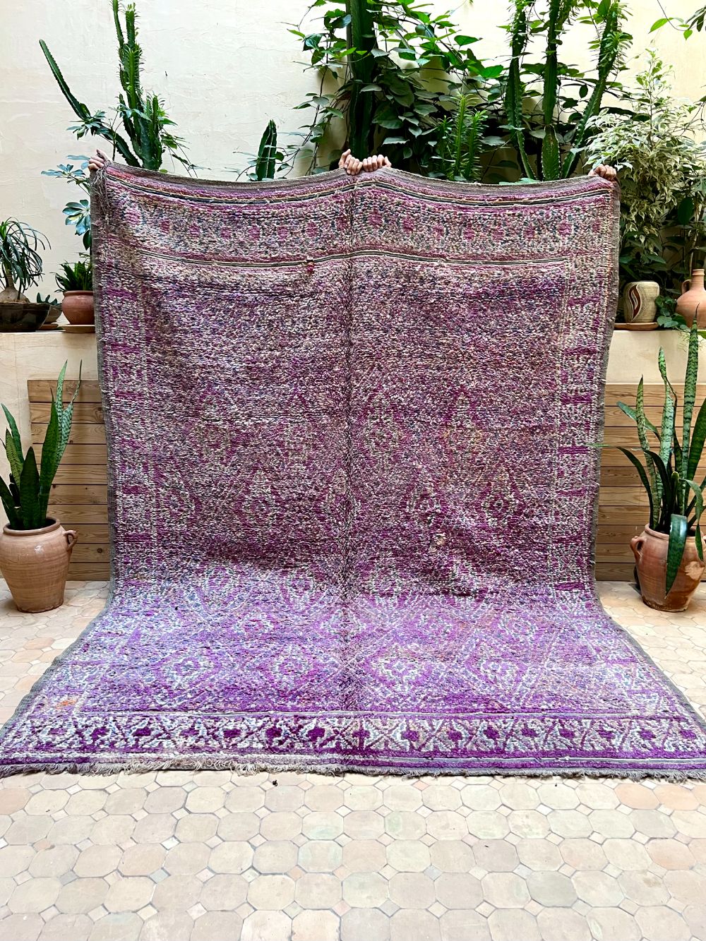 Marokkolainen vintage Zayane matto 280x205cm