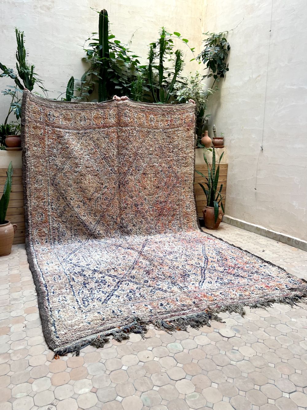 Marokkolainen vintage Zayane matto 350x225cm