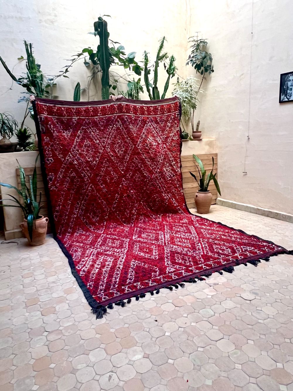 Moroccan Vintage Zayane Rug 340x210cm