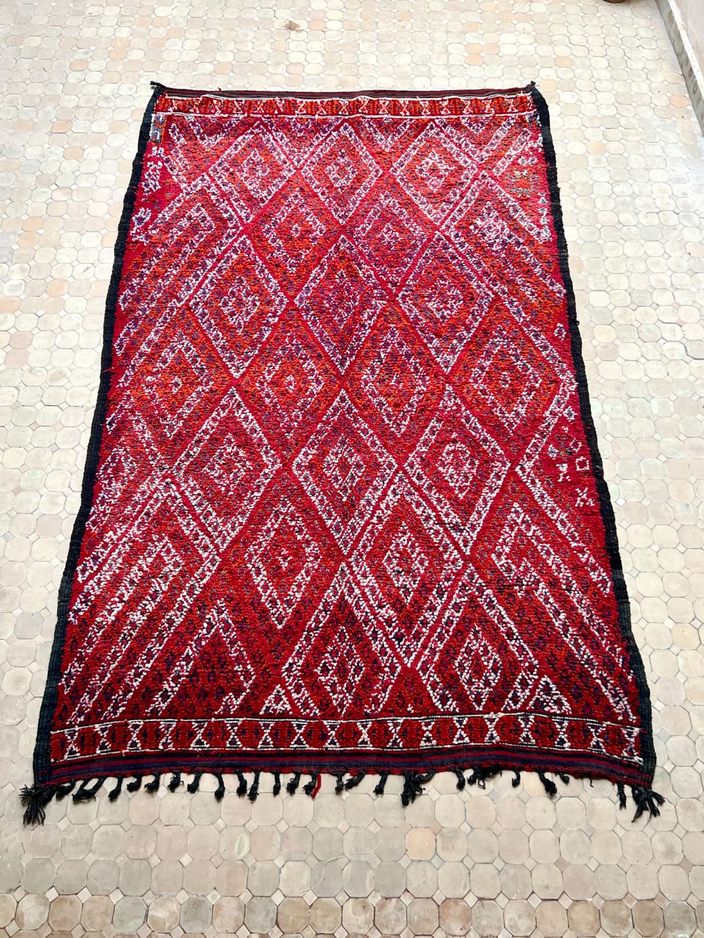 Moroccan Vintage Zayane Rug 340x210cm