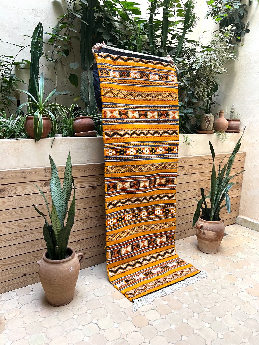 Moroccan Kilim Runner rug 205x70cm