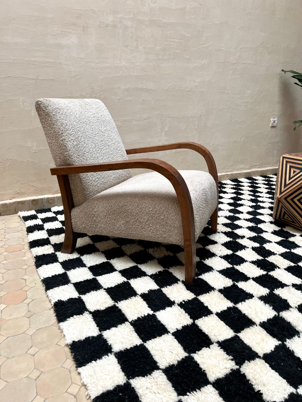 Moroccan Checkered Rug 300x210cm