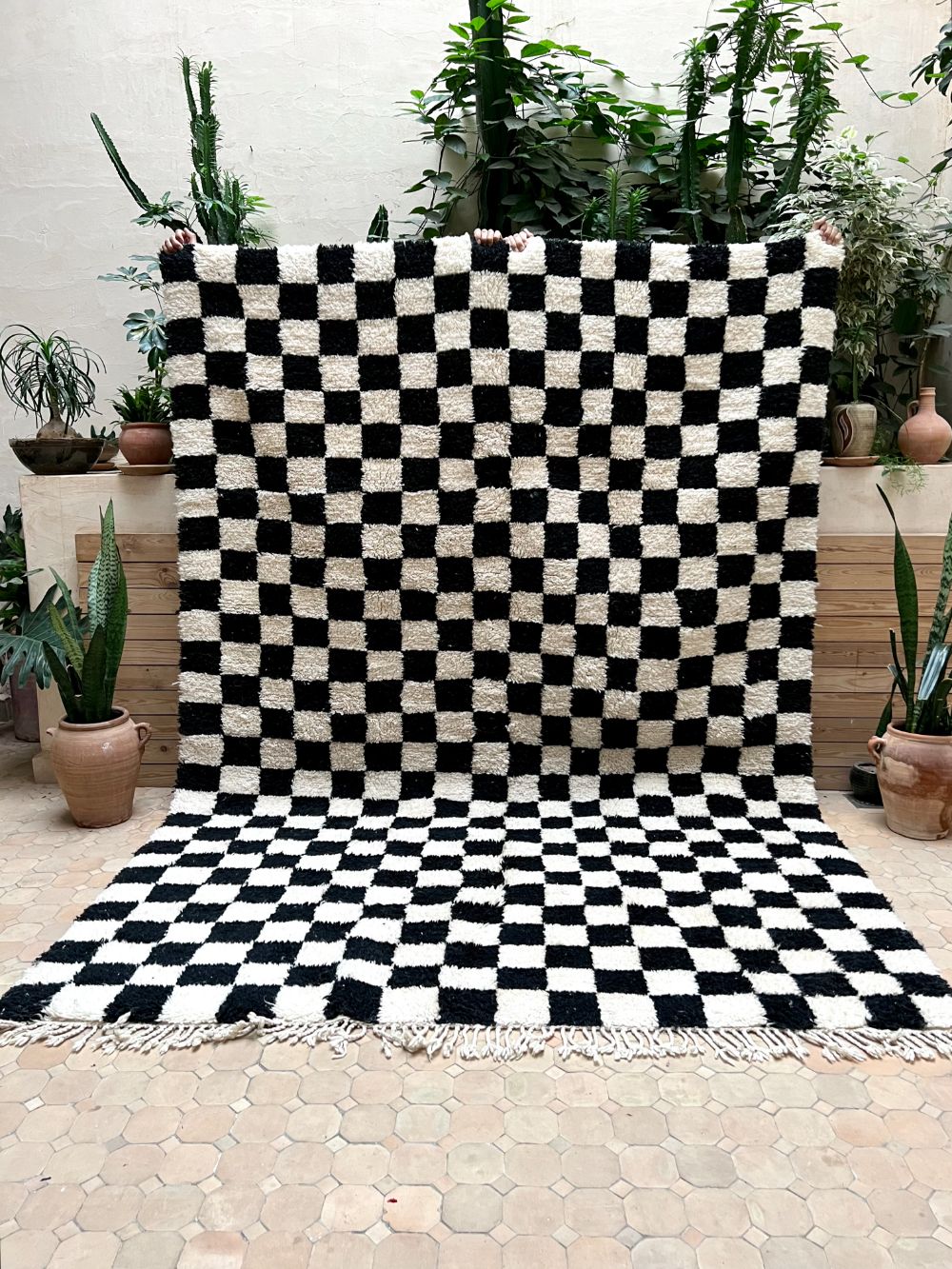 Moroccan Checkered Rug 300x210cm