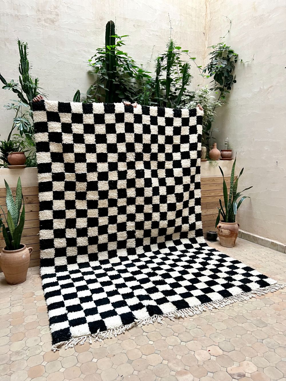 Moroccan Checkered Rug 300x210cm