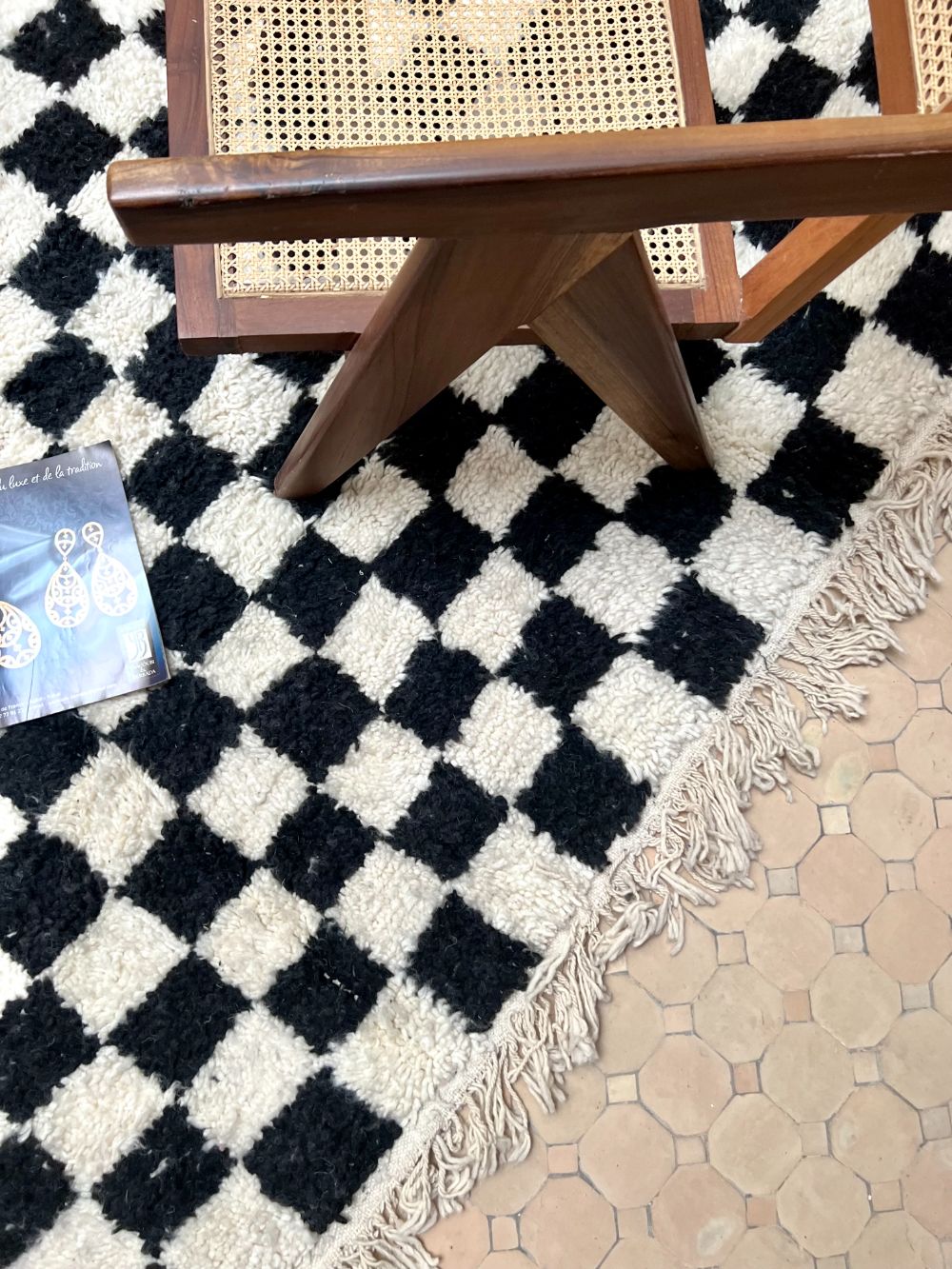 Moroccan Checkered Rug 320x200cm