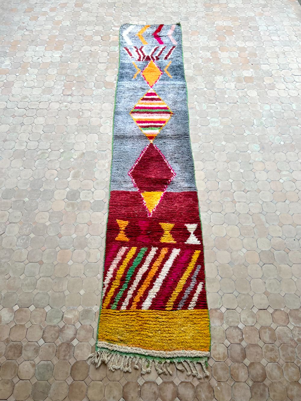 Marokkolainen käytävämatto Boujaad 340x65cm