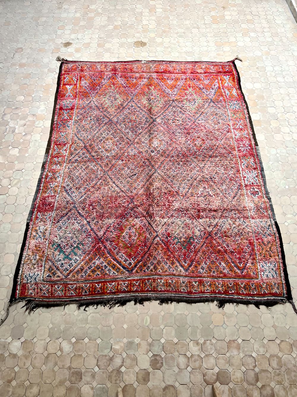 Marokkolainen vintage Zayane matto 295x230cm