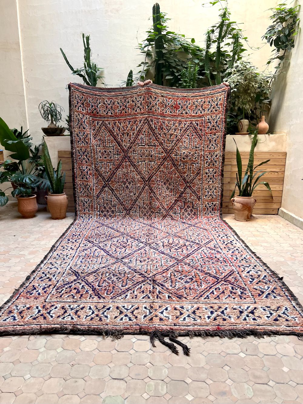 Moroccan Vintage Zayane Rug 420x200cm