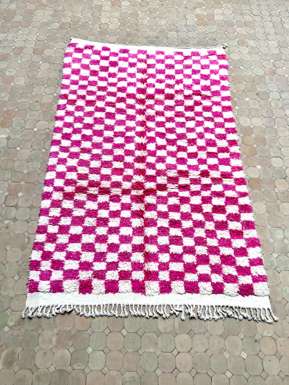 Moroccan Checkered Rug 235x150cm