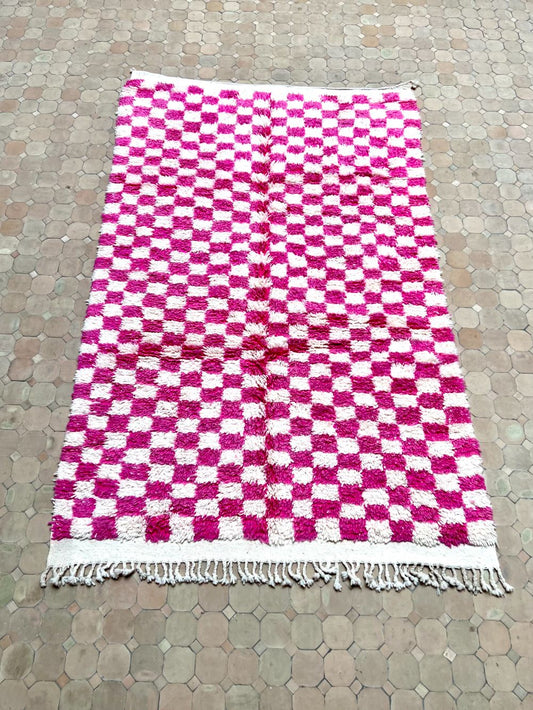 Marokkolainen ruudullinen matto 235x150cm