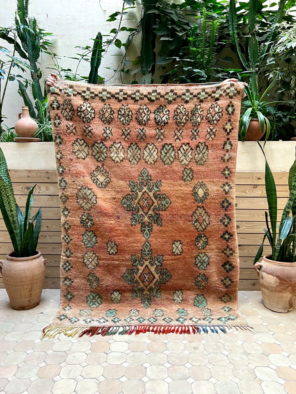 Marokkolainen vintage Boujaad matto 165x115cm