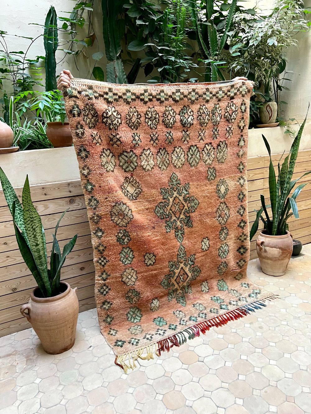 Marokkolainen vintage Boujaad matto 165x115cm