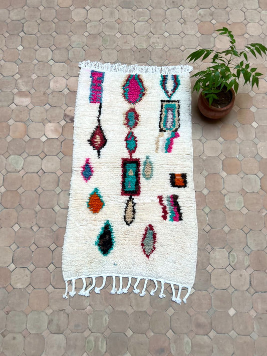 Moroccan Azilal Rug 115x65cm