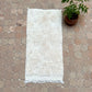 Moroccan All White Rug 110x50cm