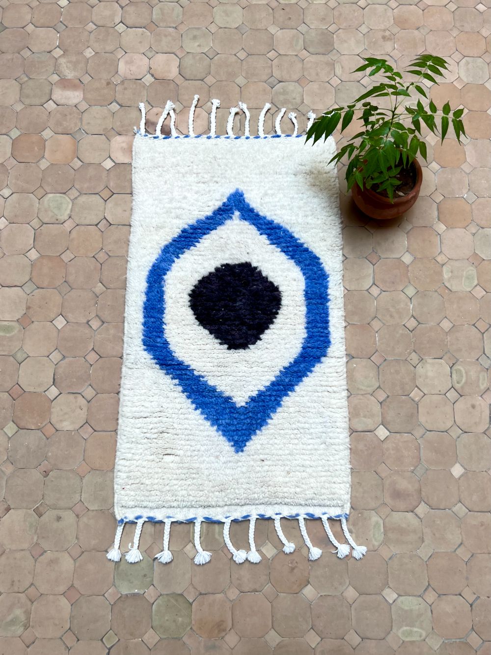 Moroccan Azilal Rug 110x60cm