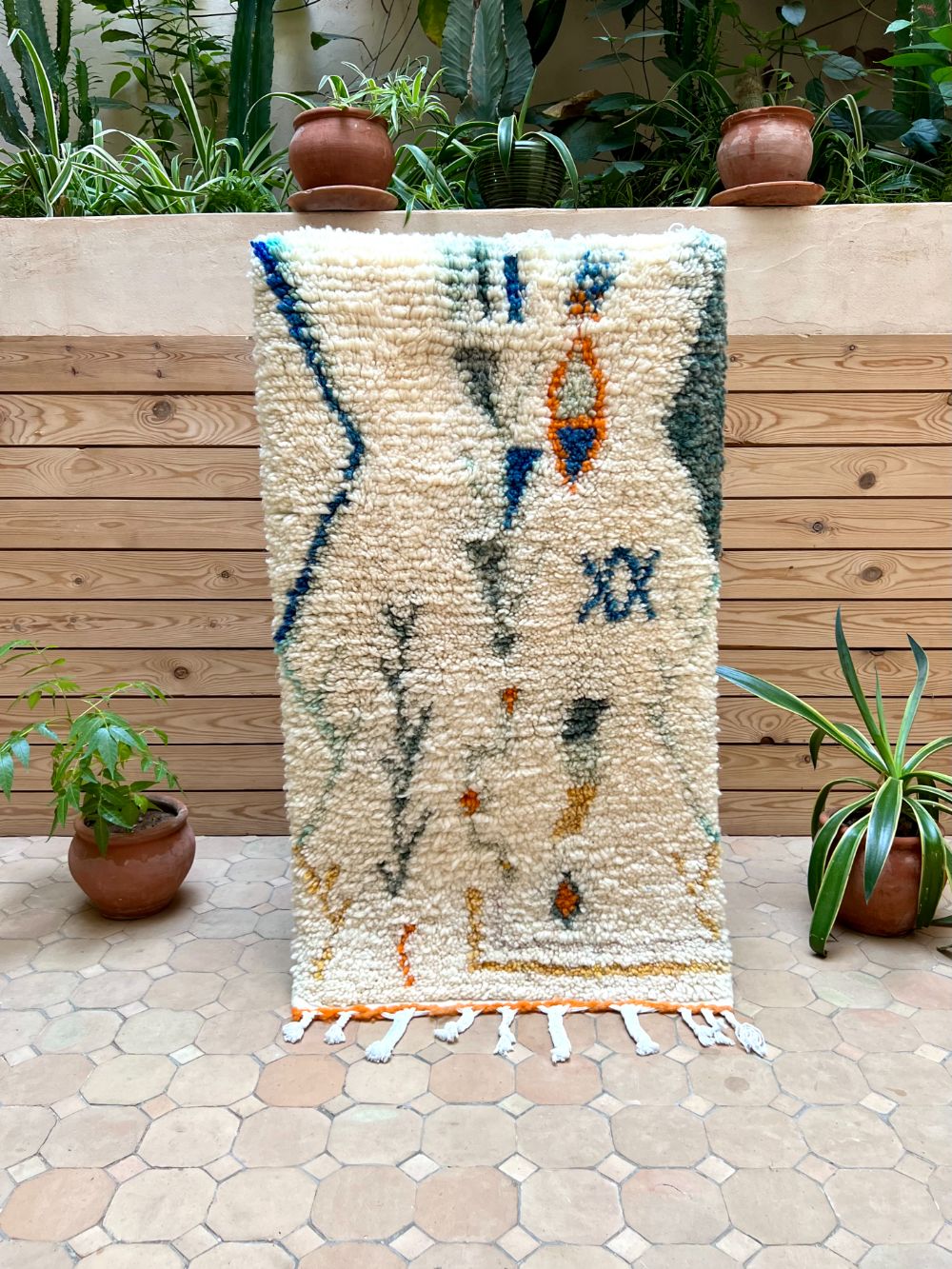 Moroccan Azilal Rug 100x55cm