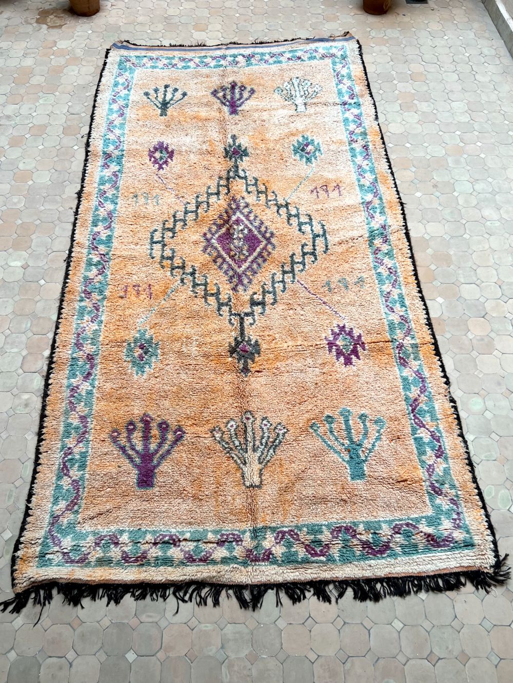 Marokkolainen vintage Boujaad matto 335x165cm