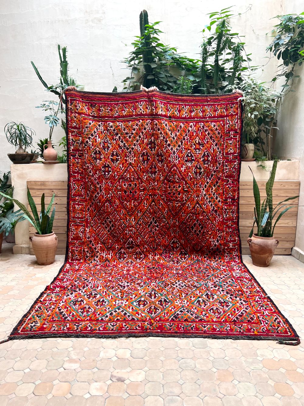 Marokkolainen vintage Zayane matto 335x200cm