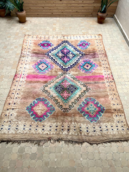 Marokkolainen vintage Boujaad matto 305x220cm