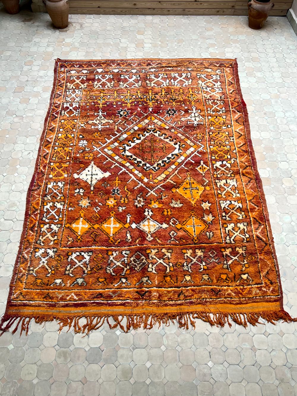 Marokkolainen vintage Boujaad matto 305x200cm