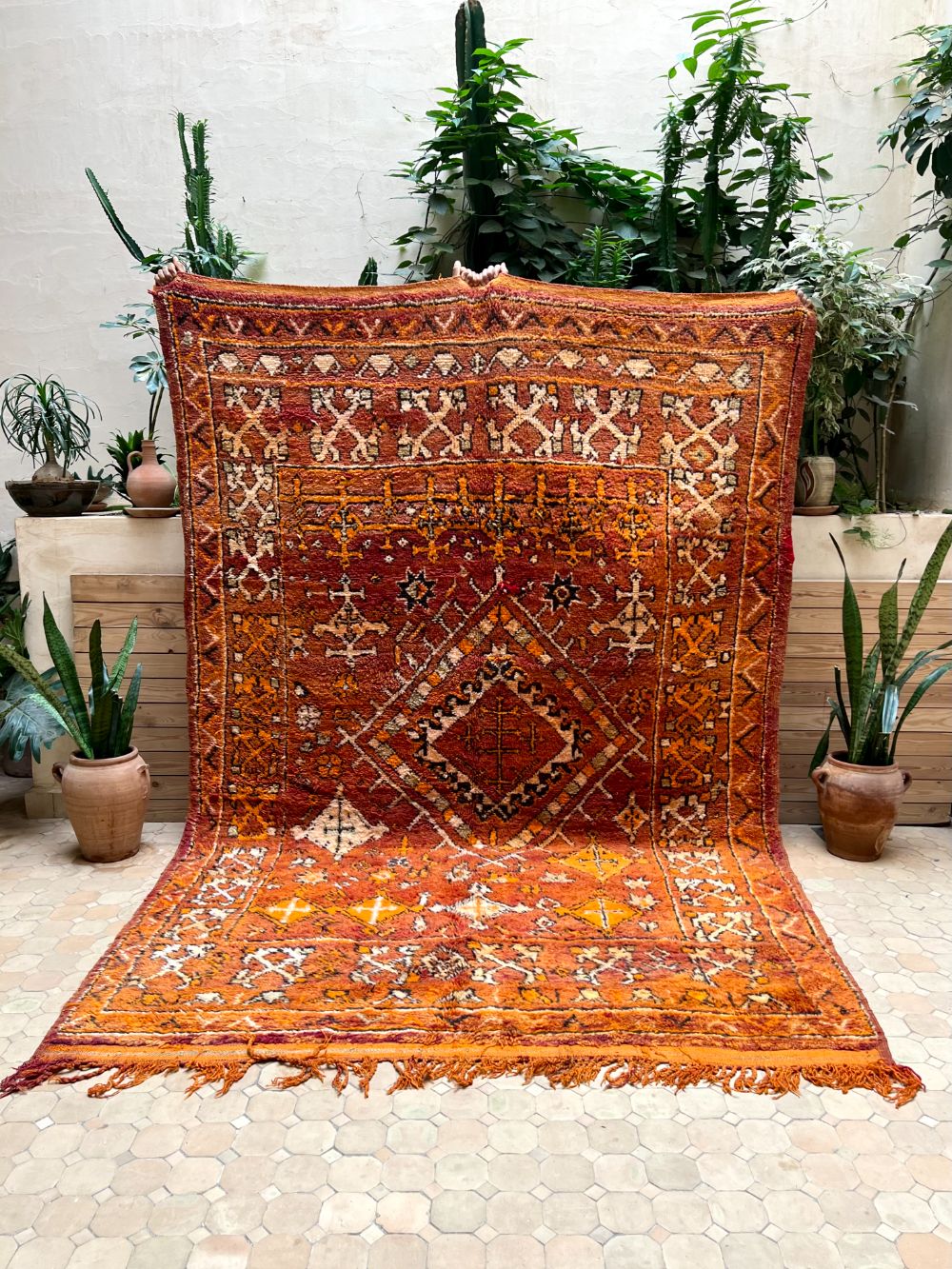 Marokkolainen vintage Boujaad matto 305x200cm