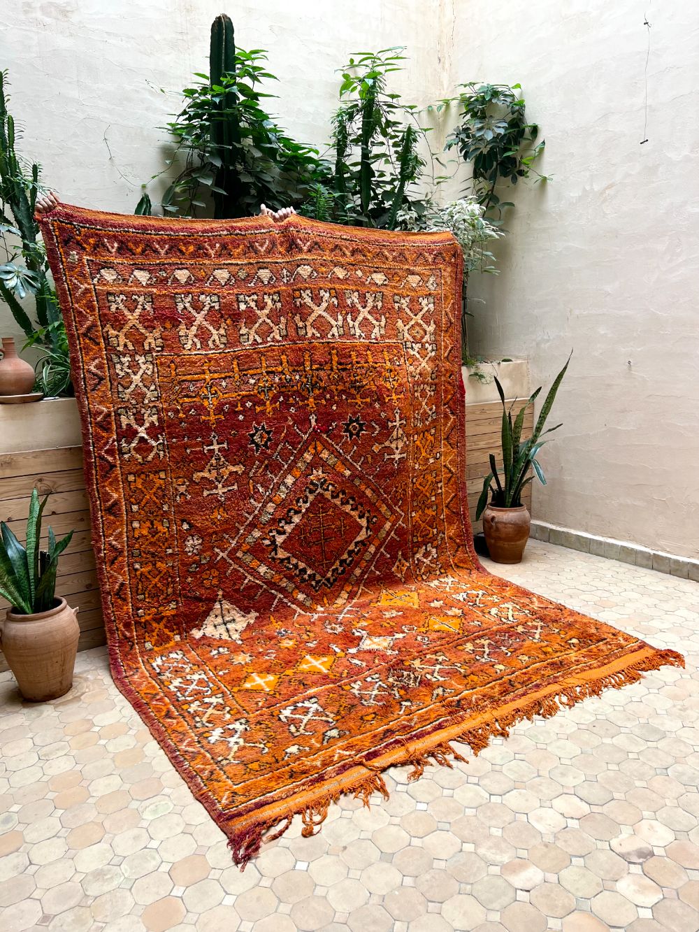 Marokkolainen vintage Boujaad matto 305x200cm