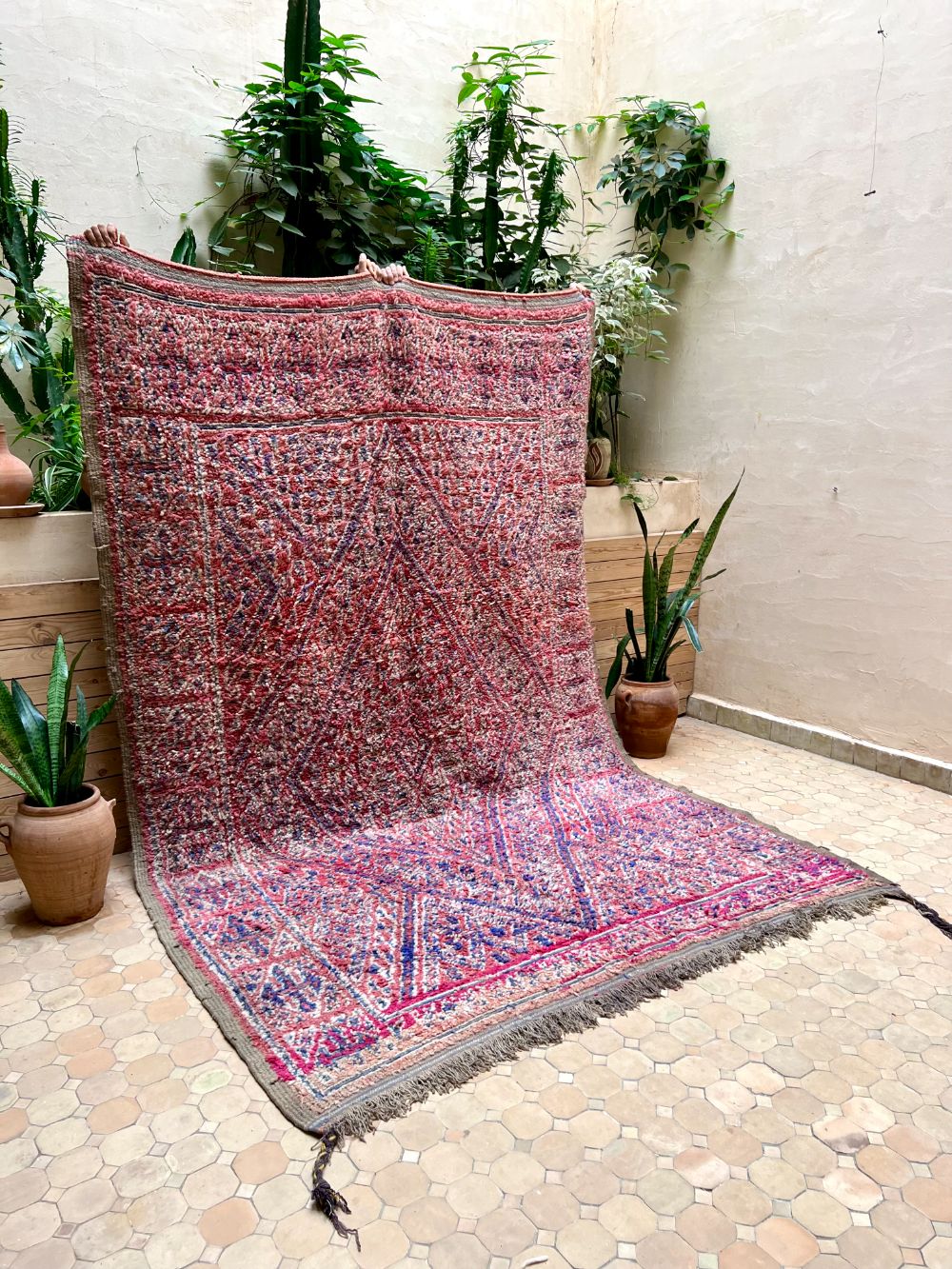 Marokkolainen vintage Zayane matto 295x195cm