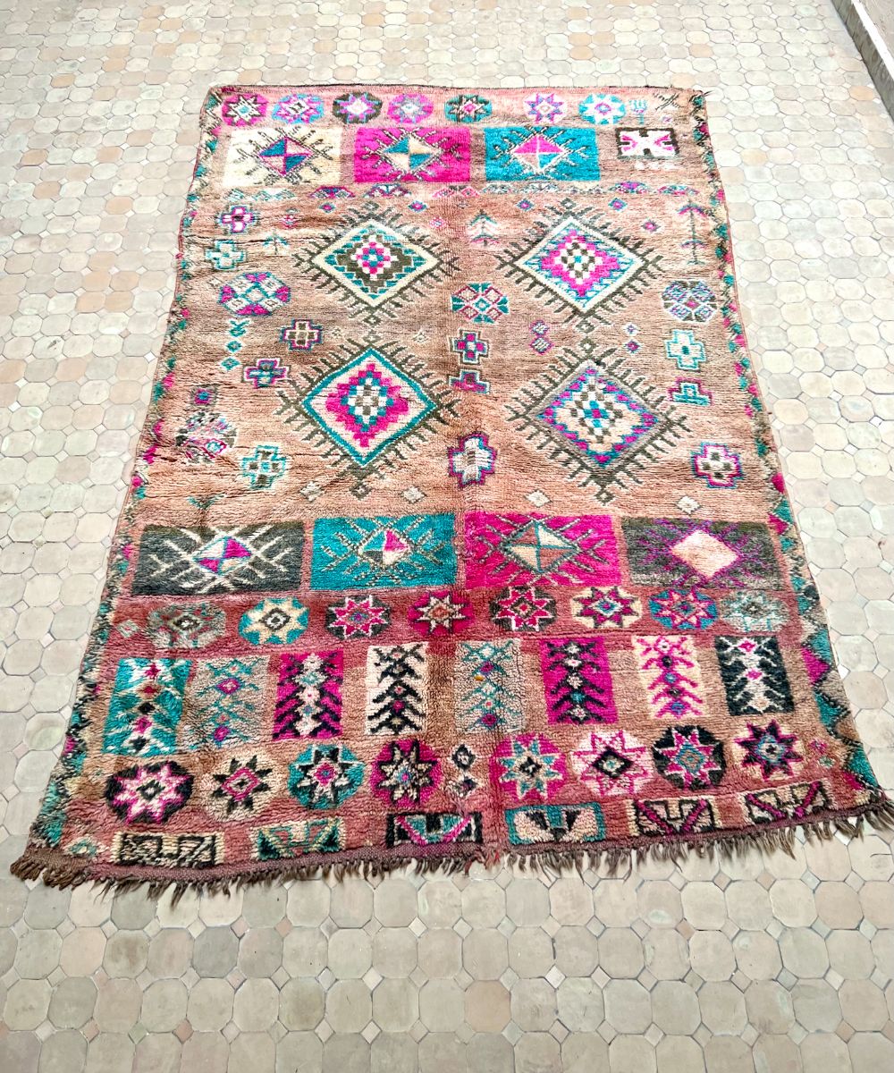 Marokkolainen vintage Boujaad matto 290x190cm