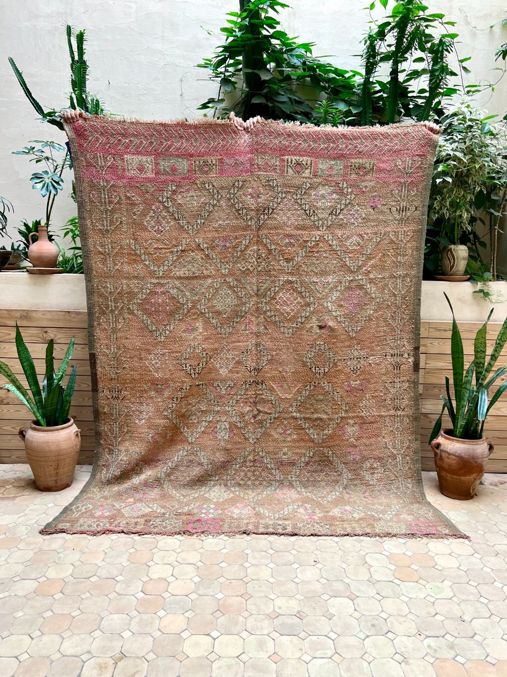 Marokkolainen vintage Boujaad matto 230x175cm