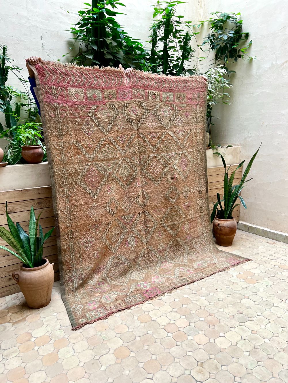 Marokkolainen vintage Boujaad matto 230x175cm