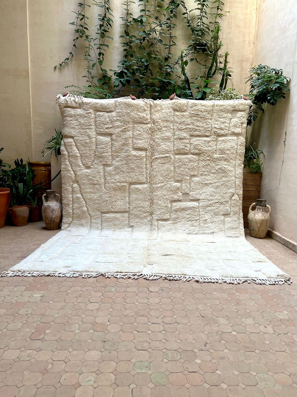 Marokkolainen Mrirt Jääkarhu matto 335x270cm