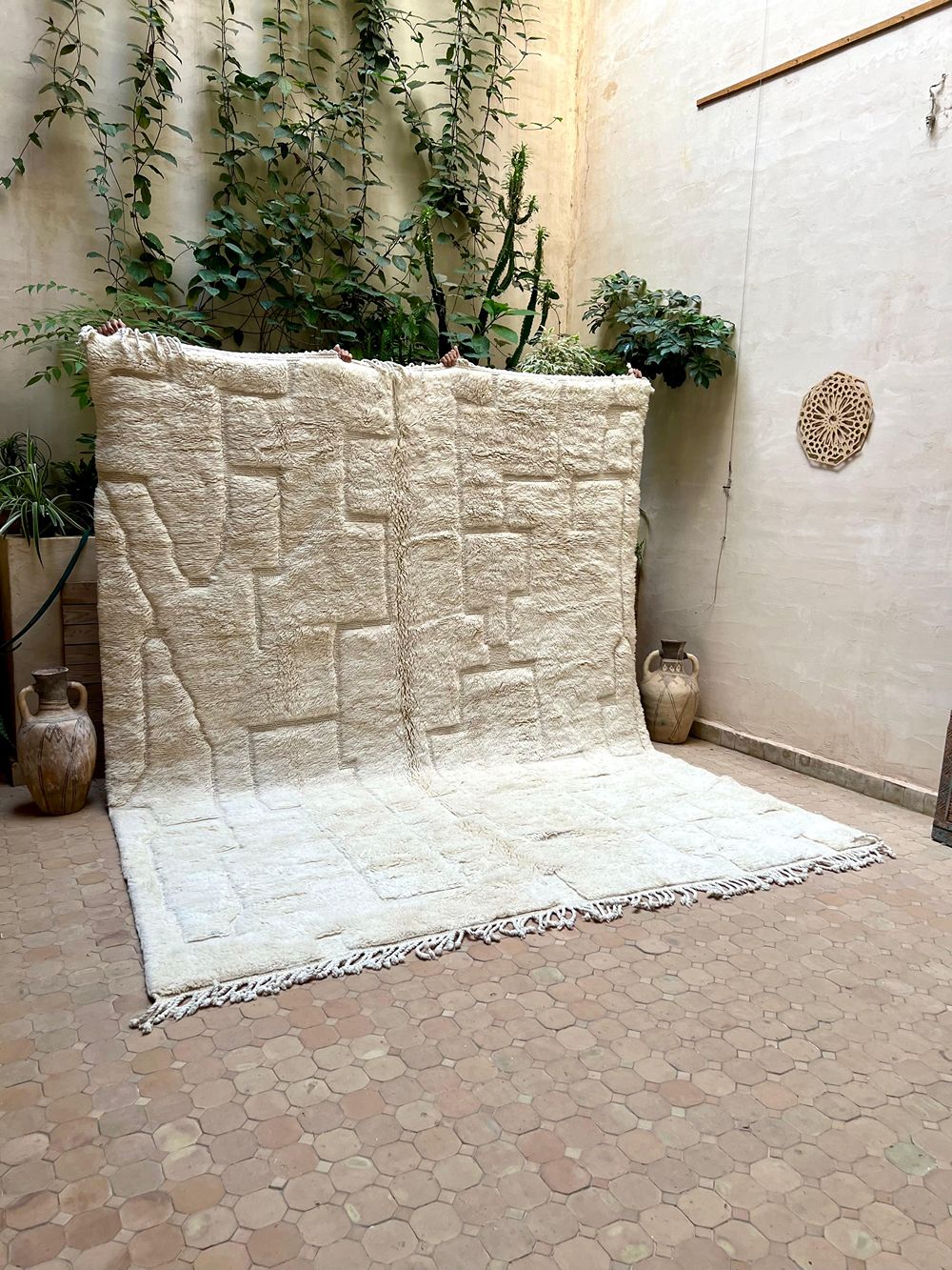 Marokkolainen Mrirt Jääkarhu matto 335x270cm