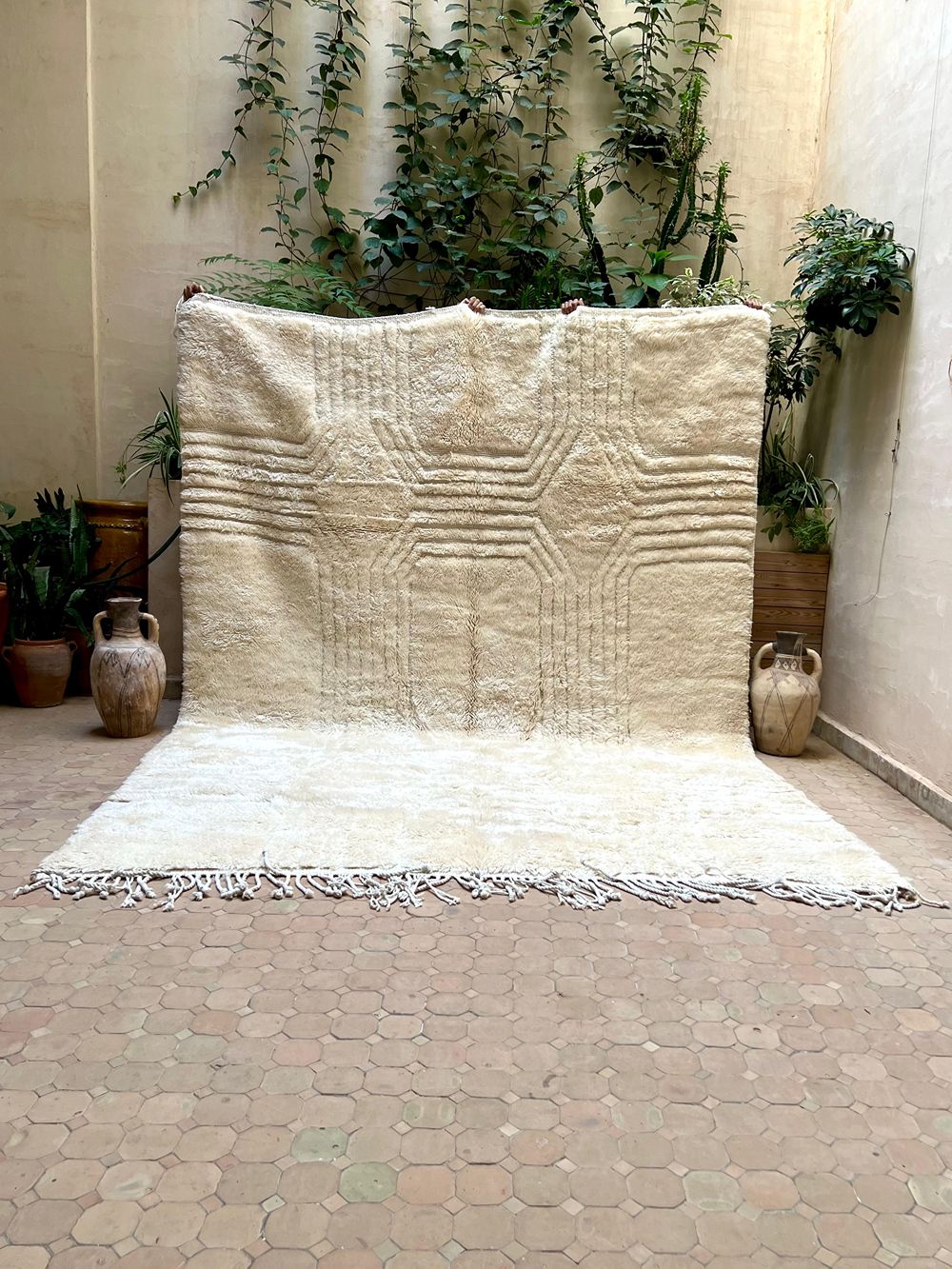 Marokkolainen Mrirt Jääkarhu matto 350x255cm