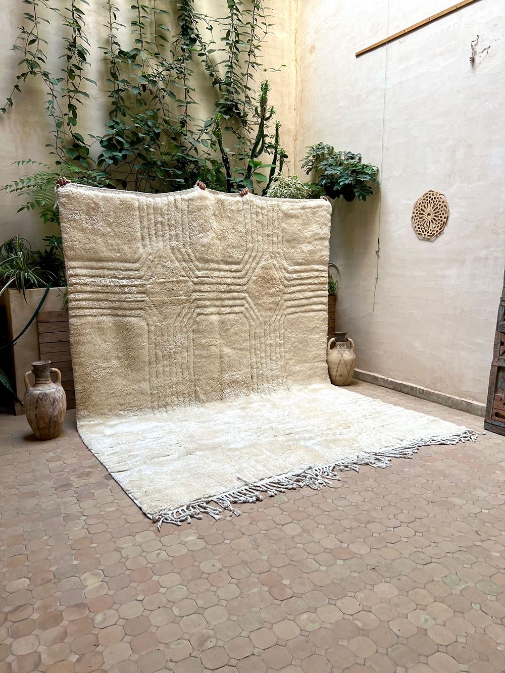 Marokkolainen Mrirt Jääkarhu matto 350x255cm