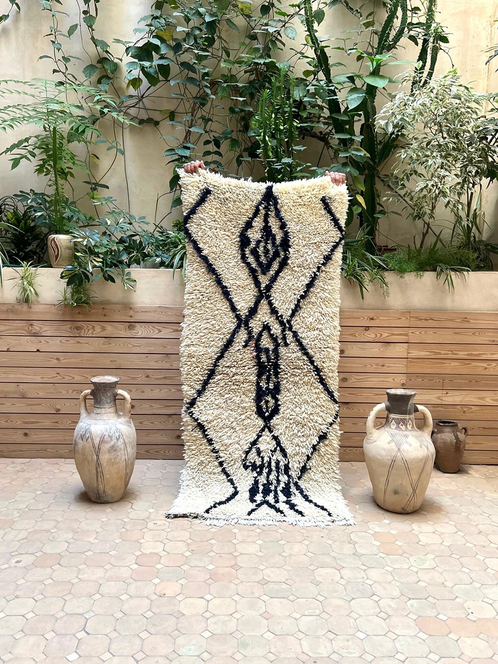 Moroccan Vintage Azilal Rug 170x80cm