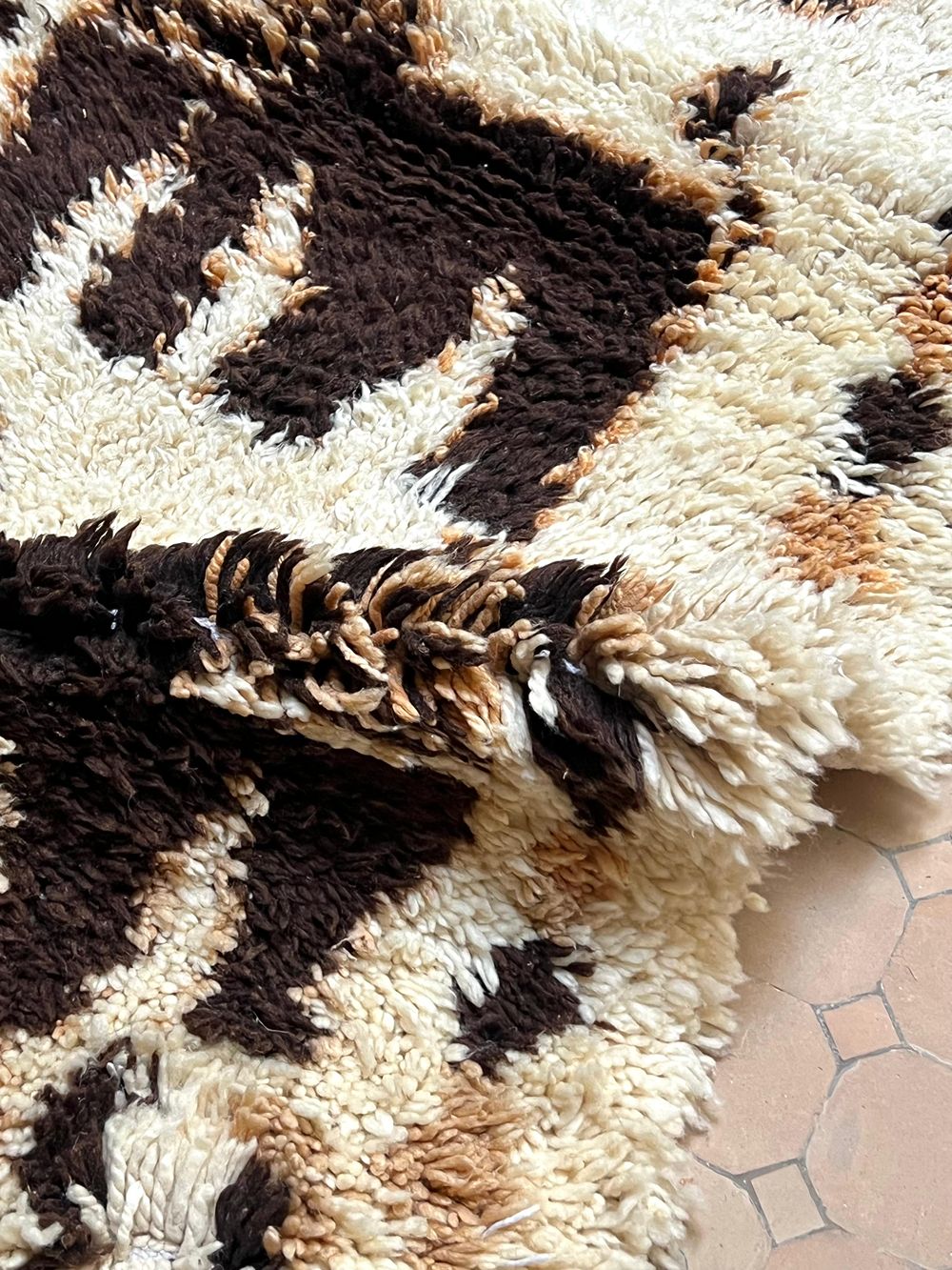 Marokkolainen vintage Azilal-matto 180x80cm